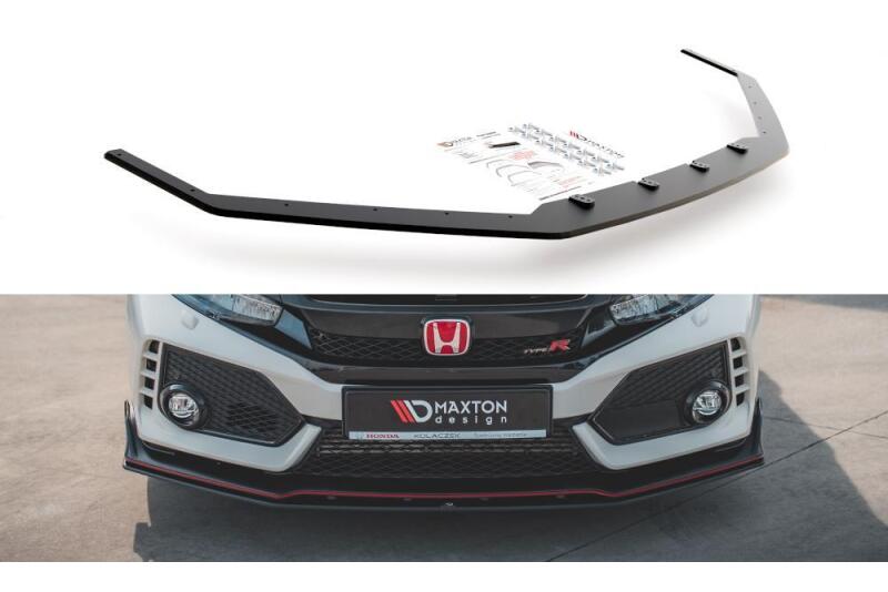 Maxton Design Street Pro Frontlippe V.3 für Honda Civic X Mk10 Type-R rot