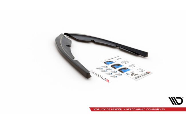 Maxton Design Diffusor Flaps V.1 für Peugeot 308 II SW Facelift Hochglanz schwarz