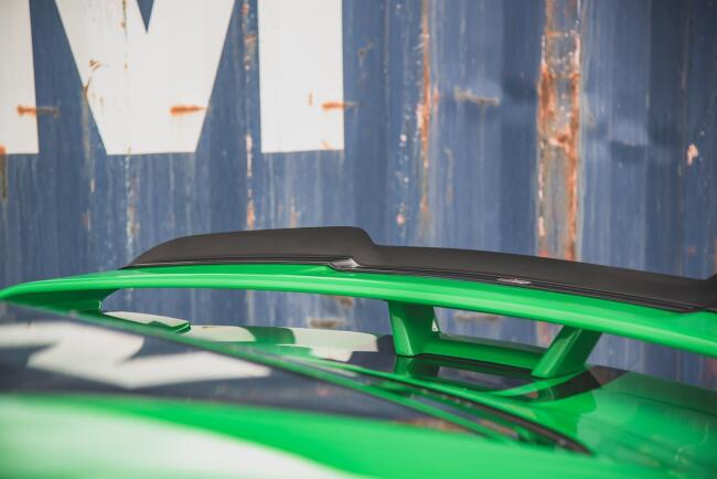 Maxton Design Heckspoiler Lippe für Ford Mustang GT Mk6 Facelift Hochglanz schwarz