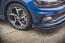 Maxton Design Street Pro Frontlippe V.3 für VW Polo 6 GTI rot + Glanz Flaps