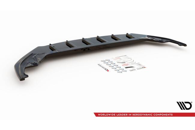 Maxton Design Frontlippe V.1 für Lexus LC 500 Hochglanz schwarz