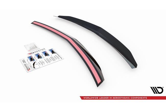 Maxton Design Heckspoiler Lippe für Mercedes E63 AMG W212 Facelift Limousine Hochglanz schwarz