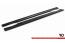 Maxton Design Seitenschweller (Paar) für Mercedes W212 Limousine AMG-Line / E63 AMG 2012-2016 Hochglanz schwarz