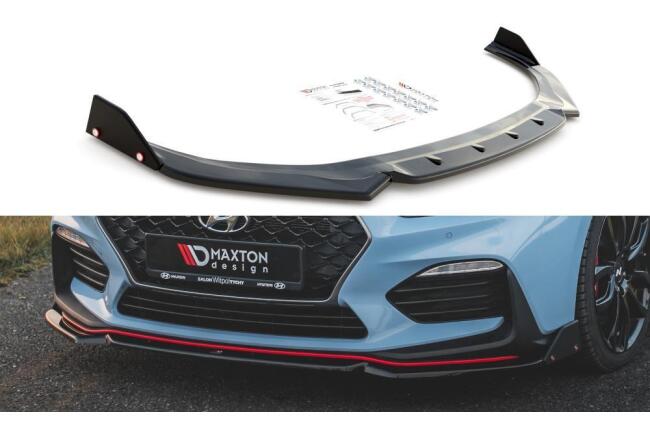 Maxton Design Frontlippe V.6 mit Flaps für Hyundai...