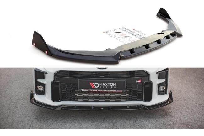 Maxton Design Frontlippe V.2 mit Flaps für Toyota GR...