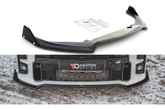 Maxton Design Frontlippe + Flaps V.3 für Toyota GR...