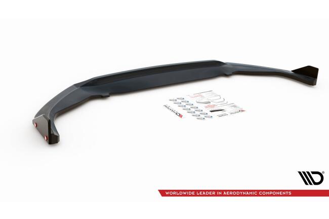 Maxton Design Frontlippe V.3 mit Flaps für Toyota GR Yaris Mk4 Hochglanz schwarz