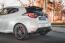 Maxton Design Street Pro Diffusor Flaps für Toyota GR Yaris Mk4 rot mit Hochglanz schwarzen Flaps