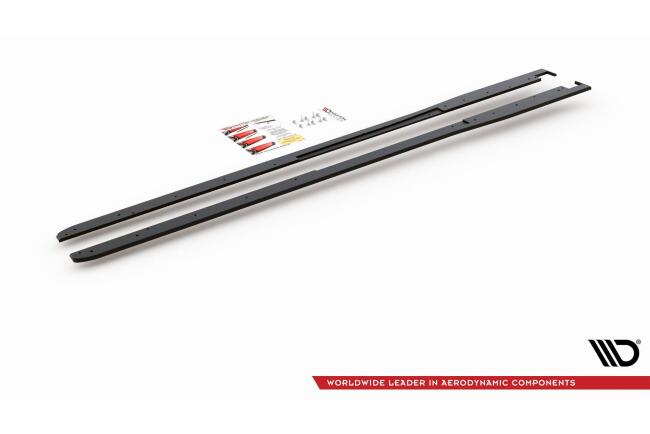 Maxton Design Street Pro Seitenschweller (Paar) für Toyota GR Yaris Mk4 matt schwarz