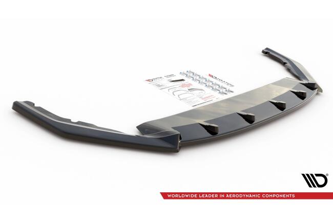 Maxton Design Frontlippe V.1 für Skoda Octavia RS 4 IV Hochglanz schwarz