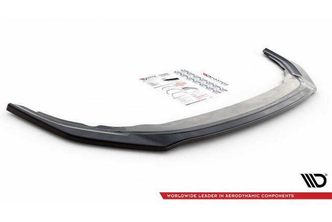 Maxton Design Frontlippe V.3 für VW Golf 8 R Hochglanz schwarz