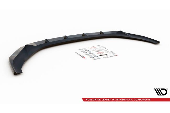 Maxton Design Frontlippe V.1 für Audi A7 C8 Hochglanz schwarz
