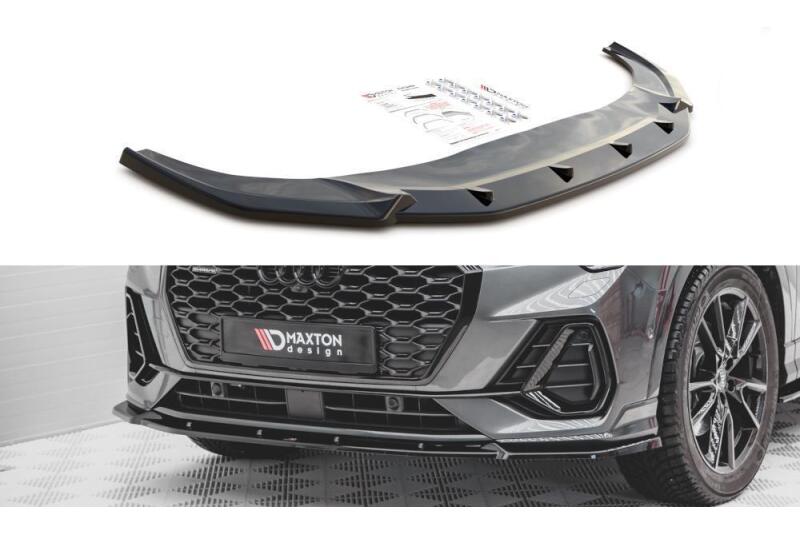 Maxton Design Frontlippe V.2 für Audi Q3 S-Line Sportback Hochglanz schwarz