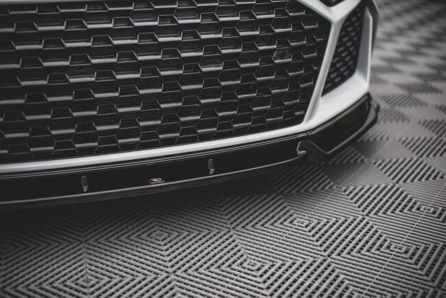 Maxton Design Frontlippe V.1 für Audi R8 4S Facelift 2018- Hochglanz schwarz