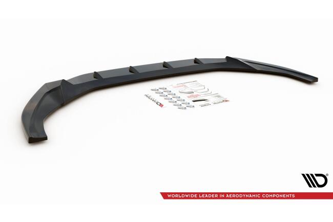 Maxton Design Frontlippe V.2 für Audi S5 / A5 S-Line F5 Facelift Hochglanz schwarz
