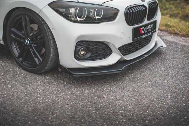 Maxton Design Street Pro Diffusor Flaps für BMW 1er F20 M Paket Facelift / M140i Hochglanz schwarz