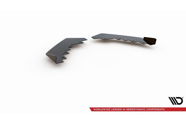 Maxton Design Street Pro Diffusor Flaps für BMW 1er F20 M Paket Facelift / M140i Hochglanz schwarz