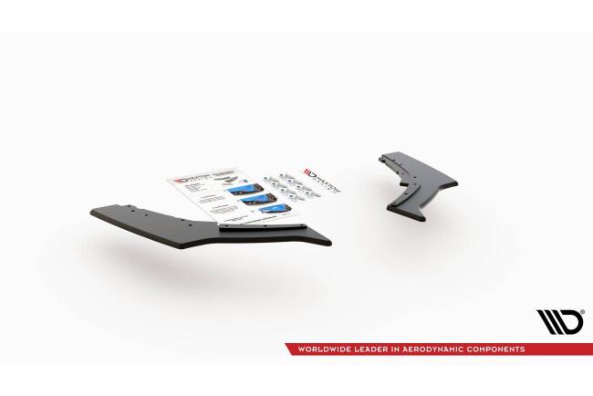 Maxton Design Street Pro Diffusor Flaps V.3 für BMW 1er F20 M Paket Facelift / M140i matt schwarz