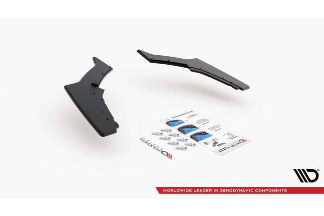Maxton Design Street Pro Diffusor Flaps V.3 für BMW 1er F20 M Paket Facelift / M140i matt schwarz