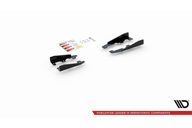 Maxton Design Street Pro Schweller Flaps für BMW 1er F20 M135i / M140i / M Paket Hochglanz schwarz