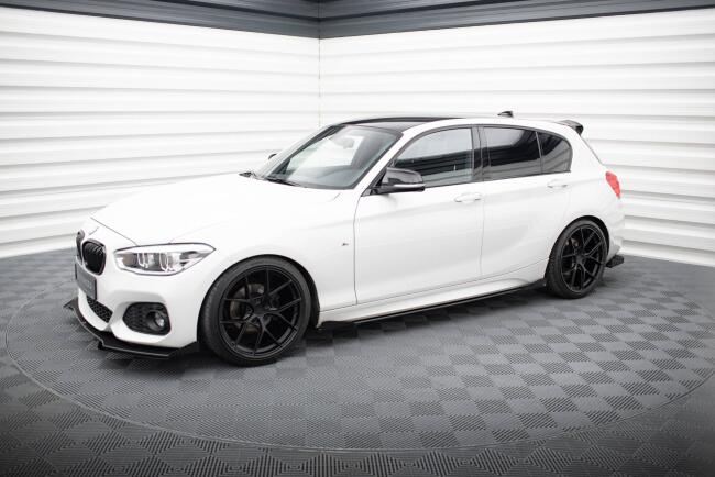 Maxton Design Street Pro Schweller Flaps für BMW 1er F20 M135i / M140i / M Paket Hochglanz schwarz