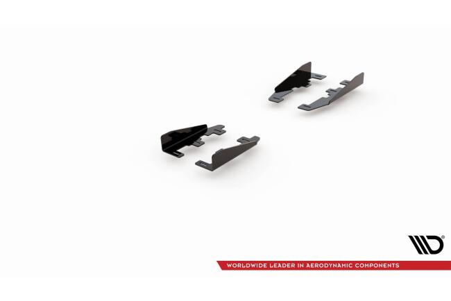 Maxton Design Street Pro Schweller Flaps für BMW 1er F20 M135i / M140i / M Paket Hochglanz schwarz