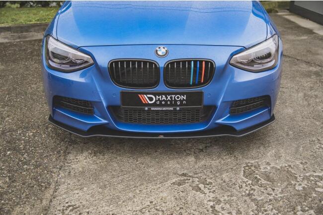 Maxton Design Street Pro Frontlippe für BMW M135i F20 rot