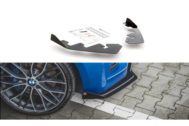 Maxton Design Street Pro Diffusor Flaps für BMW M135i F20 Hochglanz schwarz