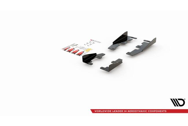 Maxton Design Street Pro Schweller Flaps für BMW 1er F21 M135i / M140i / M Paket Hochglanz schwarz
