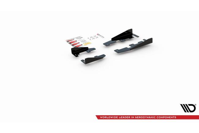 Maxton Design Street Pro Schweller Flaps für BMW 1er F21 M135i / M140i / M Paket Hochglanz schwarz