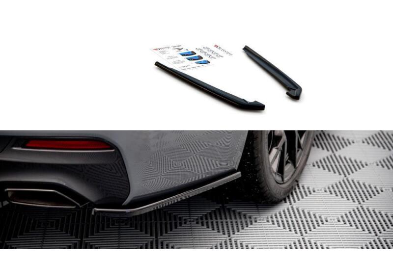 Maxton Design Diffusor Flaps für BMW 5er G30 M Paket Facelift Hochglanz schwarz