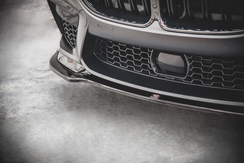 Maxton Design Frontlippe V.2 für BMW M8 F93 Gran Coupe Hochglanz schwarz