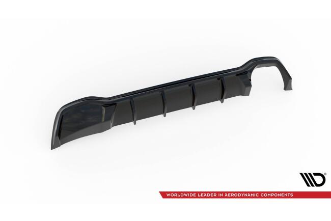 Maxton Design Heckdiffusor für Ford Focus ST-Line Mk4 Kombi Hochglanz schwarz