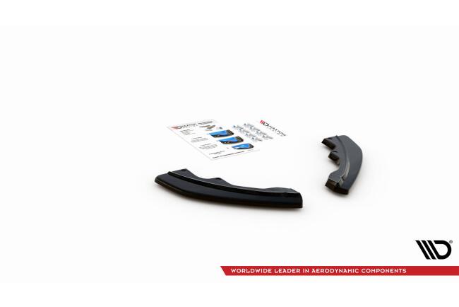 Maxton Design Diffusor Flaps für Mazda CX-3 Hochglanz schwarz