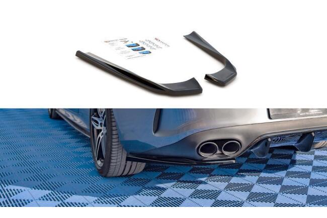 Maxton Design Diffusor Flaps für Mercedes E53 AMG C238 Coupe Hochglanz schwarz
