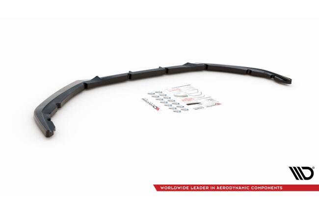 Maxton Design Frontlippe V.1 für Peugeot 208 II Hochglanz schwarz