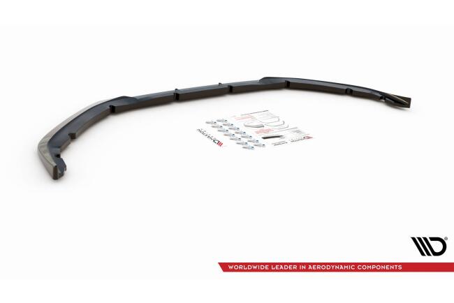 Maxton Design Frontlippe V.2 für Peugeot 208 II Hochglanz schwarz