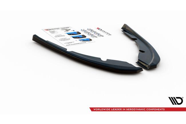 Maxton Design Diffusor Flaps V.2 für Peugeot 308 II SW Facelift Hochglanz schwarz