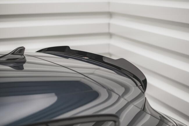 Maxton Design Heckspoiler Lippe für Seat Leon 4 FR / Cupra Leon Hatchback Hochglanz schwarz