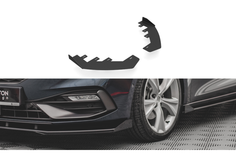 Maxton Design Street Pro Diffusor Flaps Seat Leon 4 (Typ KL) FR Hochglanz schwarz