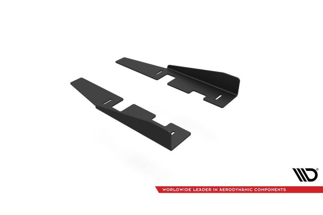 Maxton Design Street Pro Schweller Flaps für Seat Leon 4 (Typ KL) FR Hochglanz schwarz