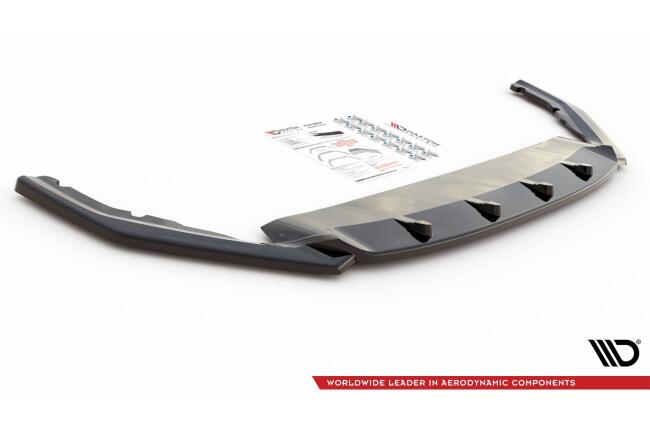 Maxton Design Frontlippe V.3 für Skoda Octavia RS 4 IV Hochglanz schwarz
