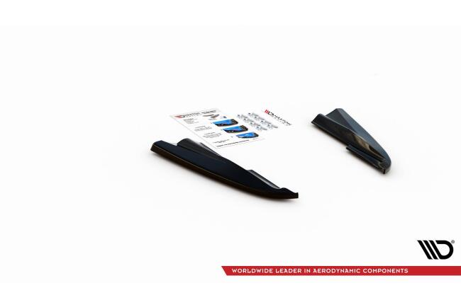 Maxton Design Diffusor Flaps für Volvo S60 II R-Design Y20 Hochglanz schwarz