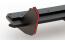 Maxton Design Street Pro Heckdiffusor für VW Arteon R-Line matt mit roten Streifen und Glanz Flaps