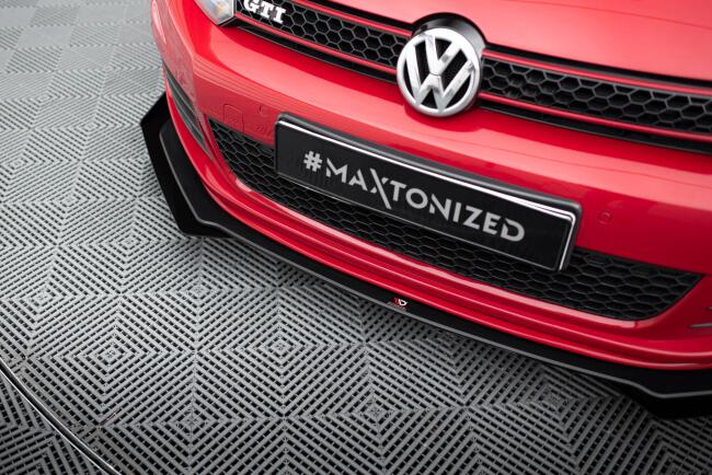 Maxton Design Street Pro Diffusor Flaps für VW Golf 6 GTI / GTD Hochglanz schwarz