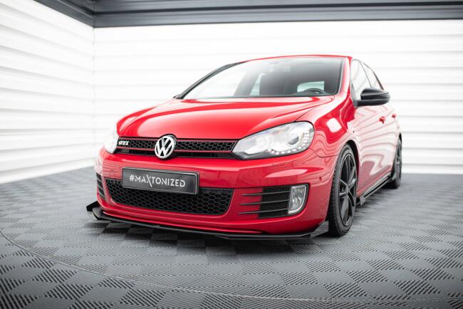 Maxton Design Street Pro Diffusor Flaps für VW Golf 6 GTI / GTD Hochglanz schwarz