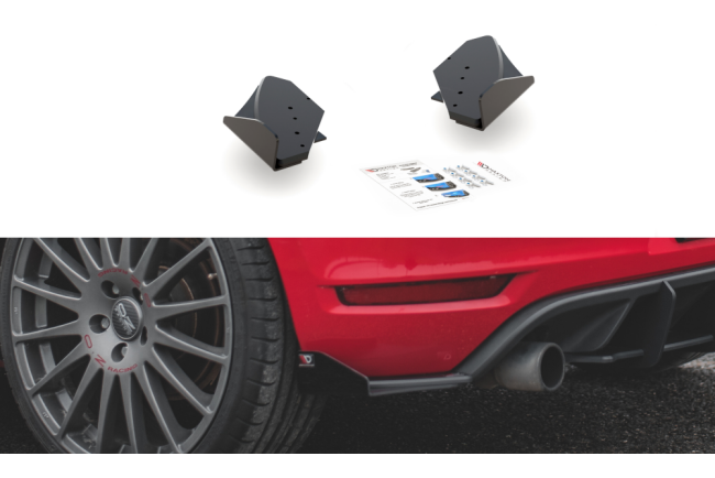 Maxton Design Racing Diffusor Flaps für VW Golf 6...