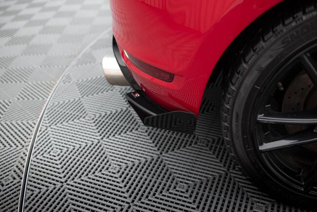 Maxton Design Street Pro Heckdiffusor Flaps für VW Golf 6 GTI / GTD Hochglanz schwarz
