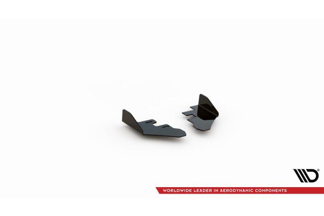 Maxton Design Street Pro Heckdiffusor Flaps für VW Golf 6 GTI / GTD Hochglanz schwarz