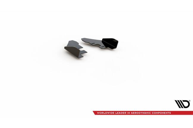 Maxton Design Street Pro Heckdiffusor Flaps für VW Golf 6 GTI / GTD Hochglanz schwarz